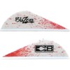Bohning True Color 2" Blazer Vanes White Blood Splatter Blazer