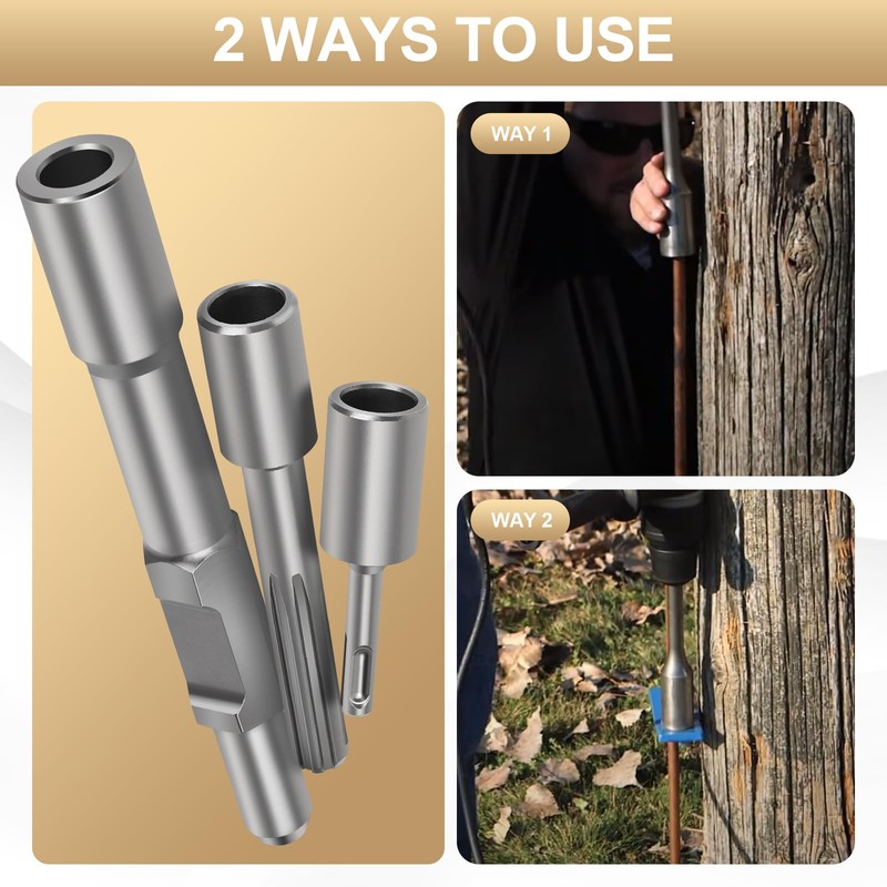 CPROSP SDS MAX Ground Nail Driver for Inserting Grounding Rods