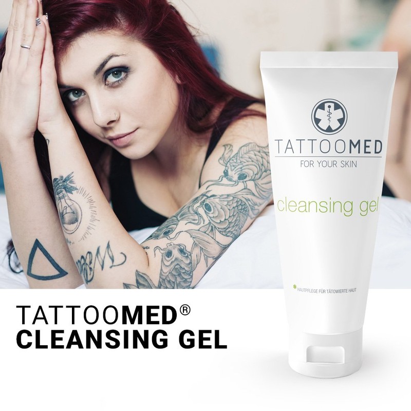 TattooMed Cleansing Gel - Tattoo Wash Gel for Cleansing Tattooed