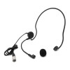 J&P Black Headset Microphone Mic Headworn Microphone for Audio Technica