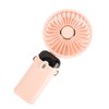 Mini Handheld Fan ABS Portable Digital Display USB Charging Foldable