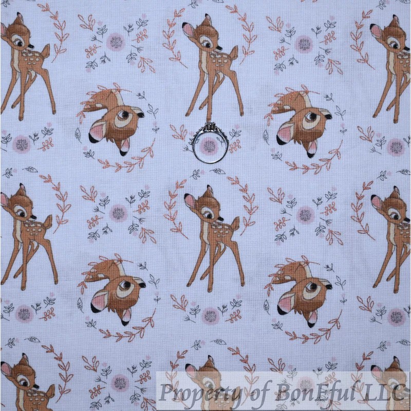 Signature BonEful Fabric FQ Cotton Quilt Pink Flower Rapunzel Girl