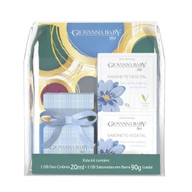 Undisclosed Giovanna Baby - Blue - Kit com Colonia Feminina 20Ml e Sabonetes em Barra 2x90Gr