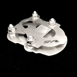 Motorcycle kickstand pad support Stand Plate Side Stand Enlarge Pad Extension Compatible with Suzuki DR650 DR650SE DR650S 1996-2021