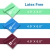 A AZURELIFE Resistance Bands,Professional Long Non-Latex Elastic Stretch Bands,Exercise Bands