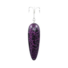 Dardevle 521-Purple Crackle Nickel Back Fishing Lure, 1 oz, Outdoor Fishing Accessories, 00-521