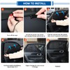 ZATOOTO Car Window Shades Compatible with VW Golf 7 Variant