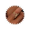 TseenYi Starfish Open Ring Statement Gold Star Ring Vintage Gold