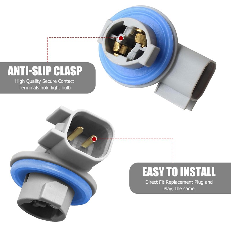 Prywog License Plate Light Socket, Reverse Light Socket, 68046629AA Light