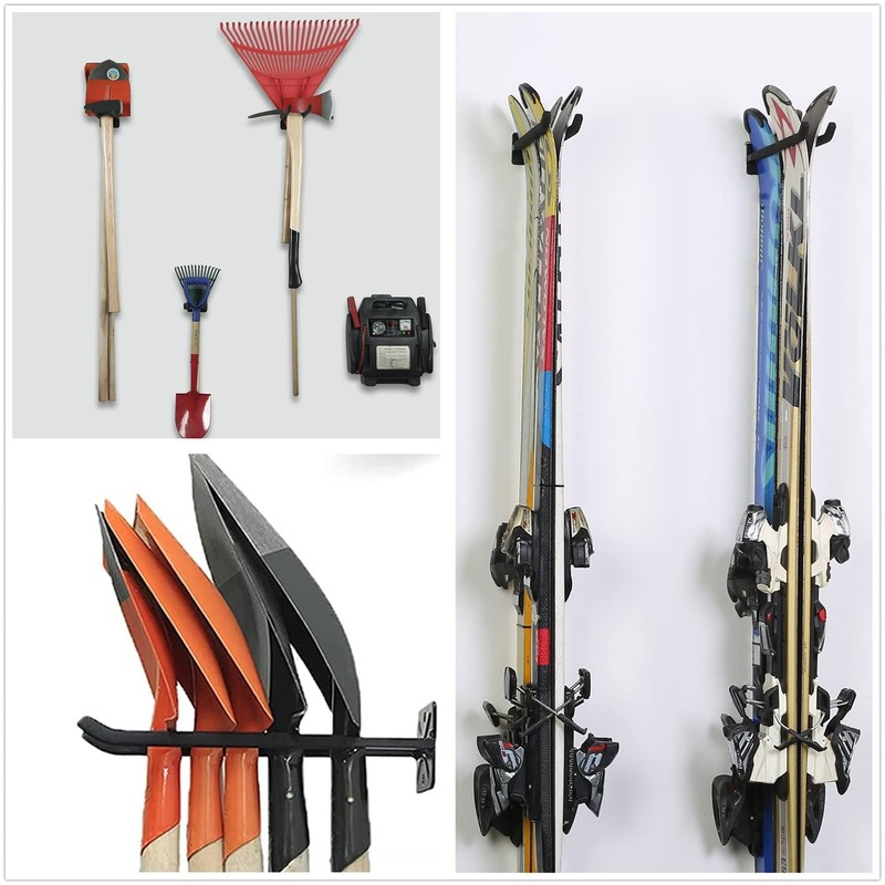 TORACK 4 Pack Garage Storage System Hooks, Heavy Duty Wall