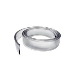 Gordon Glass® Clear 3/4" Half-Round Type Shower Door Bottom Seal and Sweep - 36 in Long