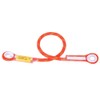 60/120/150cm Outdoor Survival Climbing Safety Rope with Ring Bearing(Orange 150cm)