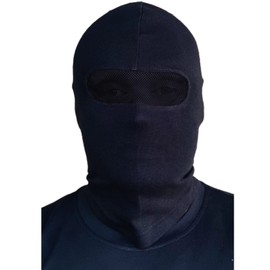 PG Wear PGwear Balaclava Stripes and Plain Many Colours (Black with Mesh), S-M, Black with net