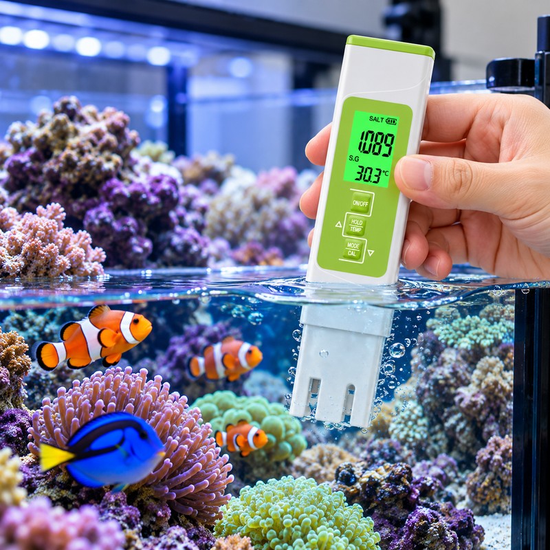 5-in-1 Digital Water Quality Tester for Hydroponics & Aquariums –