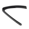 Bumper Grill Trim V Shape Frame Decoration Bright Black Replacement