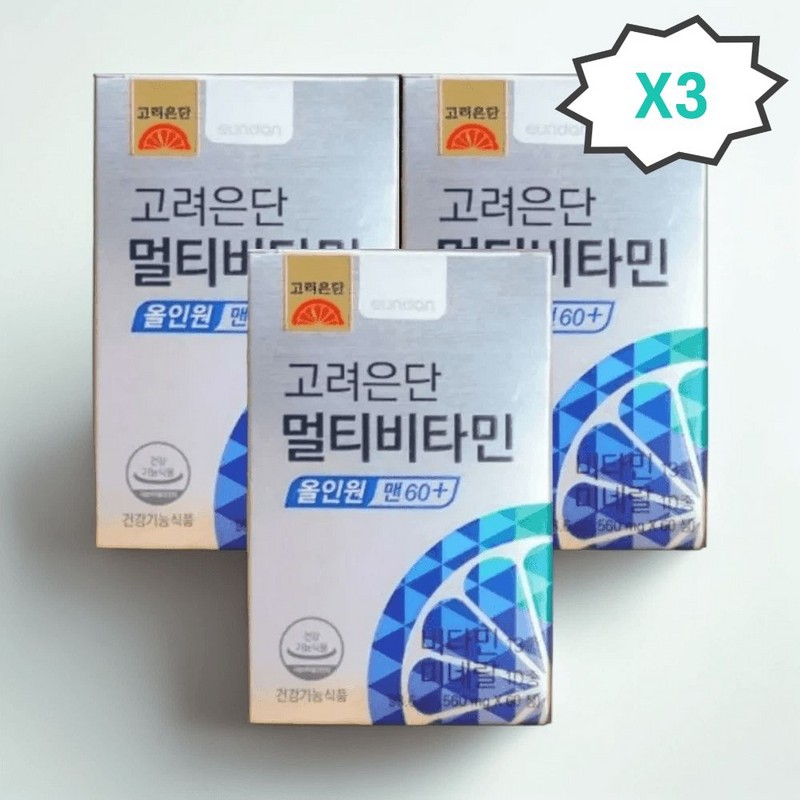 Goryeo Eundan Korea Eundan Multivitamin All-in-One Men 60 Plus 60