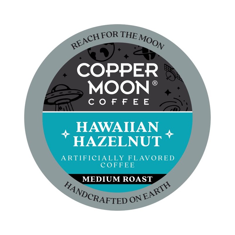 Copper Moon Hawaiian Hazelnut Coffee Pods for Keurig K-Cup Brewers,