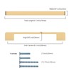 KNOKLOCK 10 Pack 6.3 Inch(160mm) Kitchen Cabinet Handles Champagne Bronze