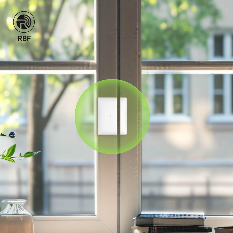 Roombanker Surface-Mounted Door Magnetic Sensor with AES Encryption for Secure