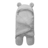 Infant Blanket Sleeping Wrap Ultra Soft Cute Bear Shape Plush
