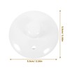 PRETYZOOM tea cup cover replacement teapot lid elegant white lid