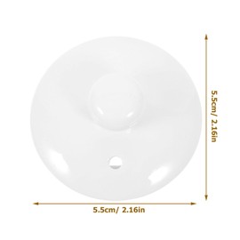 PRETYZOOM tea cup cover replacement teapot lid elegant white lid replacement pitcher lid kettle lid teapot accessory
