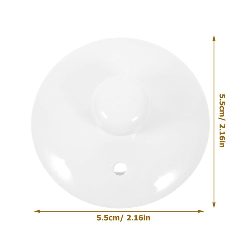 PRETYZOOM tea cup cover replacement teapot lid elegant white lid