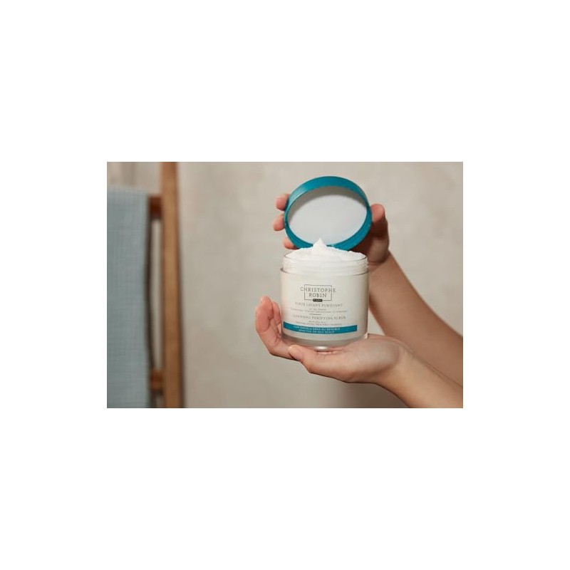 Christophe Robin Cleansing Purifying Scrub with Sea Salt 250ml Low