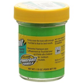 Berkley PowerBait Trout Bait , Spring Green
