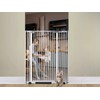 ZHUOKECE 51inch Extra Tall Cat Pet Gate Baby Gate, 30.31"-44.07"