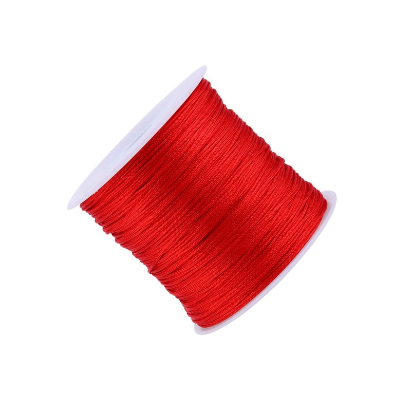 Tbest Listón Rojo,Cuerda de Nudo Chino Verde, Nudo Chino Rojo,Hilo