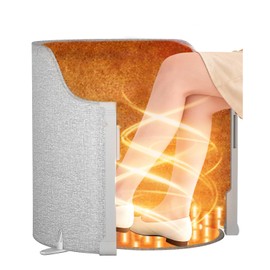 Under Desk Heater, 150W Quiet Foot Warmers for Feet with Detachable Foot Heating Pad, Graphene Radiant Heat Panel with Thermostat & Timer, Portable Energy-Saving for Office/Home chochoyah
