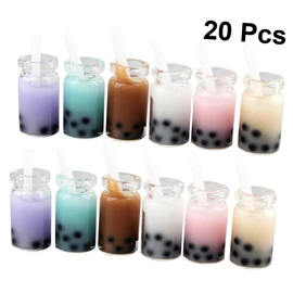 TEHAUX Sets Diy Resin Jewelry Set Bead Kit for Jewelry Making Smoothie Cup Earring Pendant Charms for Home Decor Pcs