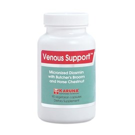 RESPONSIBLE NUTRITION Venous Support 90 Vegetarian Capsules | Horse Chestnut, Butcher’s Broom (Ruscus aculeatus), Diosmin, Hesperidin, Vitamin C | Comprehensive Vascular Support