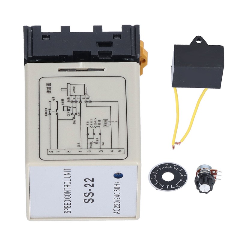 BERM AC Motor Speed Controller Regulator Split 1 Phase 6W‑200W