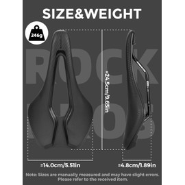 ROCKBROS Bike Seat for Men Women Road Bike Saddle Breathable & ergon Saddle for MTB, Road, Trekking&Folding Waterproof Bicycle Seat