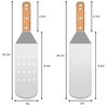 Metal Spatula Set, HaSteeL Stainless Steel Griddle Spatula Tools Kit