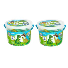 Perler 2 Buckets Perler Dinosaur Beads and Patterns
