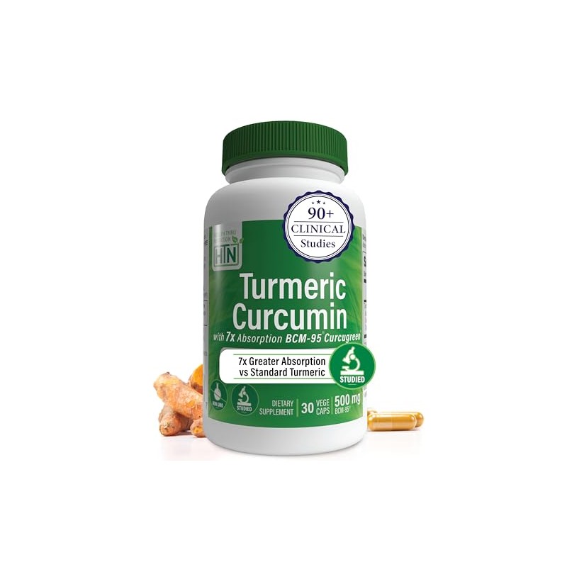 Health Thru Nutrition Complejo de curcumina y cúrcuma 500 mg