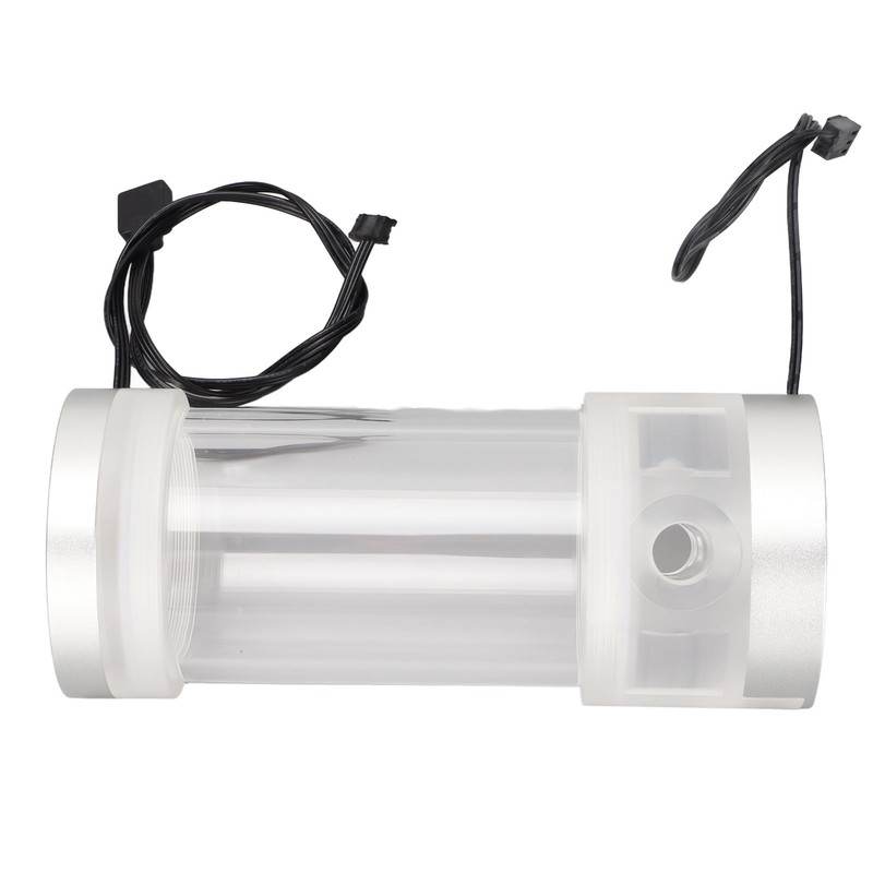 Water Cooling Tank 200ML Temperature Display RGB 160mm G1/4 Cylindrical