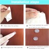 202 Pcs Combo Pack Clear Adhesive Bumper Pads, Round Spherical