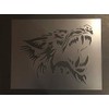 Wolf Stencil #2 Reusable 10 mil Thick 8in x 10.5in
