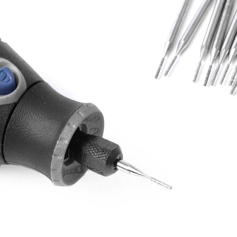 JINGLING 30 Pcs 1mm Diamond Drill Bits for Stone Ceramic