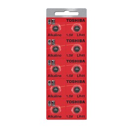 Toshiba LR41 Battery 3V Battery 1.5V Alkaline (50 Batteries)