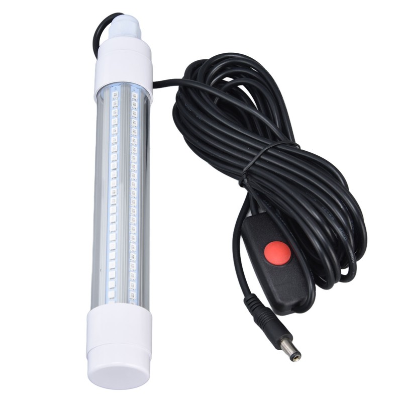 Submersible Fishing Light 16W AC12‑36V 1300lm LED Night Fishing Lure