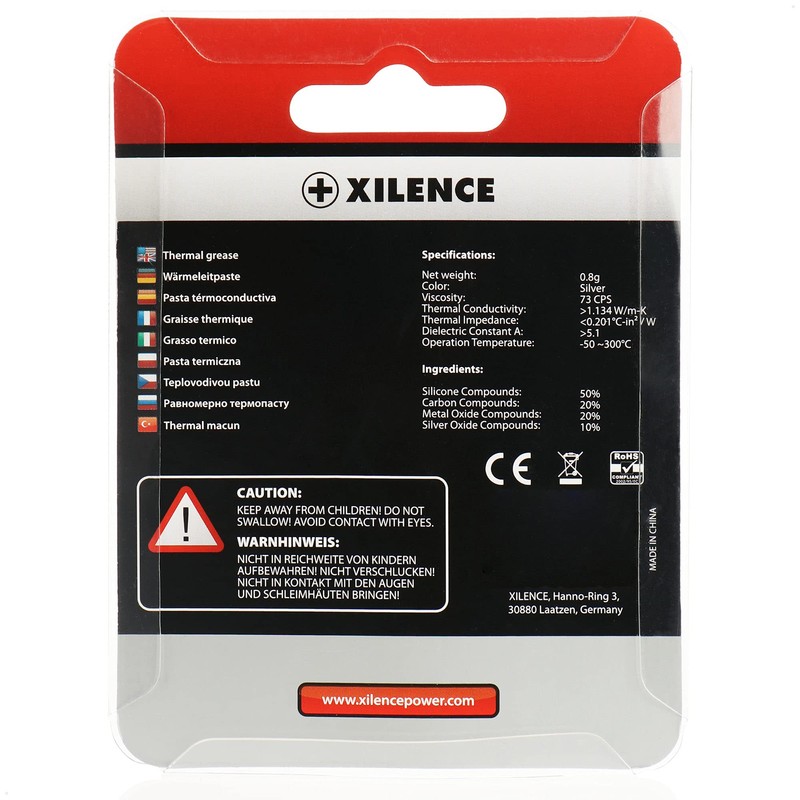 Xilence Thermal Paste in Tube for CPU, Cooling Paste for