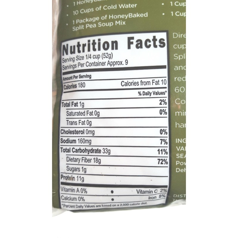 Honey Baked Ham Split Pea Soup Mix 16 oz