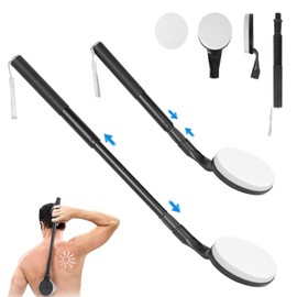Lotion Applicator for Back, 25.7'' Long Handle Back Lotion Applicator, Easy Reach and Washable, Suitable for Use by Men and Women