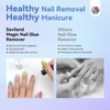 SAVILAND Nail Glue Remover: Press On Nail Remover with Cuticle