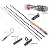 Protable Carbon Fiber Fly Fishing Rod Telescopic Pole Tackle Accessory